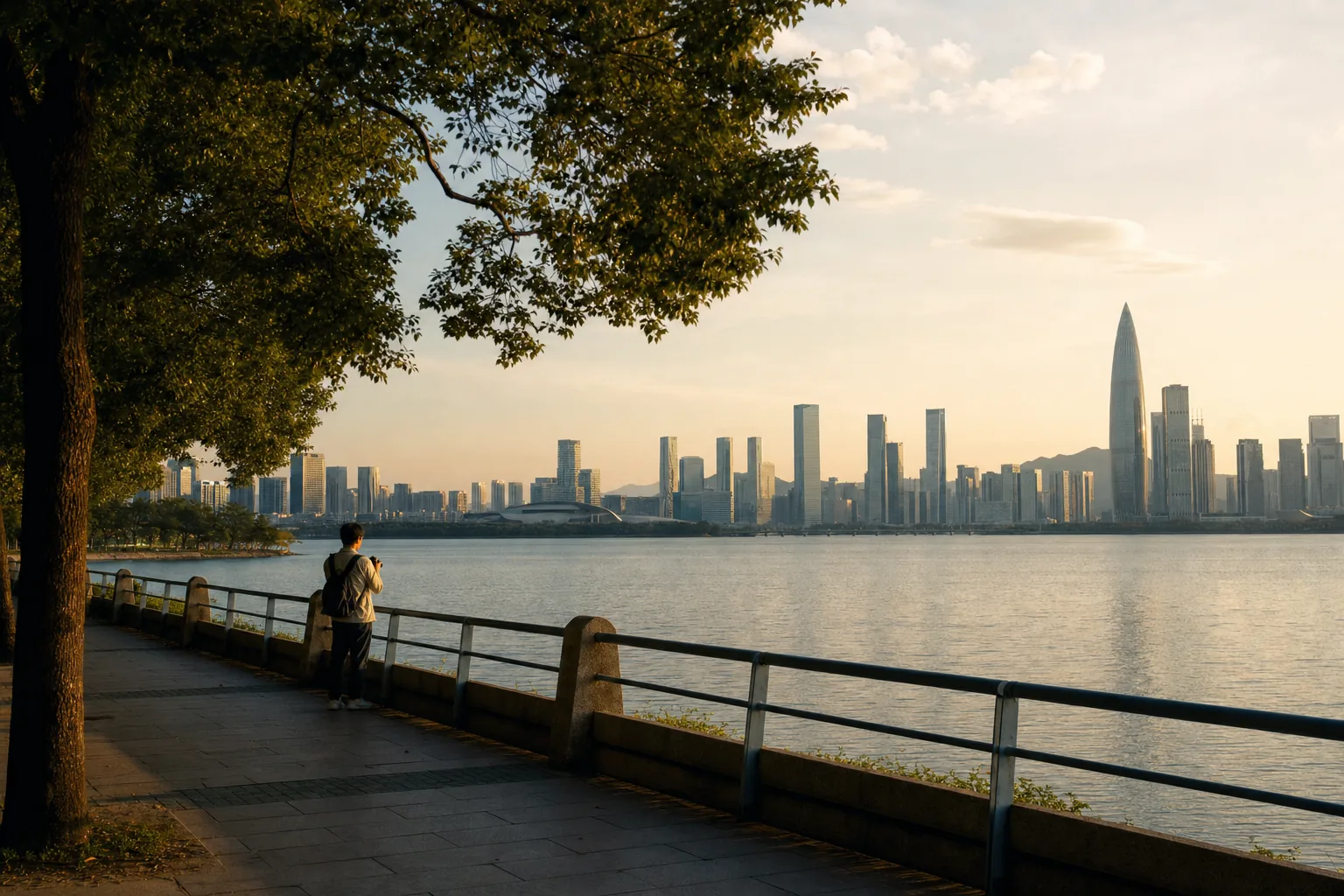 深圳湾与城市观察